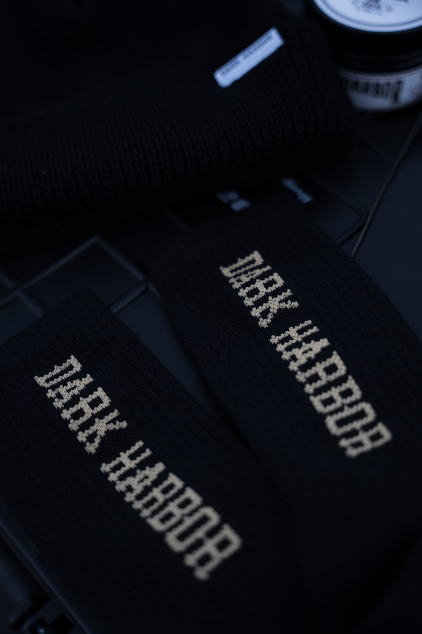 “Black Dark Harbor Socks"